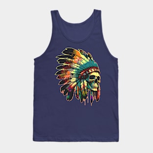 Rising from the Ashes - Feathered Dream Skull Tank Top